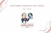 Azure dev ops integrations with Jenkins