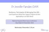 Dr Jennifer Farnden - Families4Families Incorporated