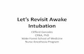 Awake intubation distribution