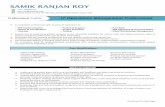 SAMIK RANJAN ROY_Resume