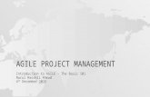 Agile Project Management: Introduction to AGILE - The Basic 101