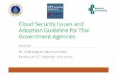 Cloud security and adoption