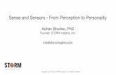 Sense and Sensors - From Perception to Personality