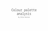 Colour palette analysis
