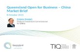 Queensland Open for Business - China Market Brief