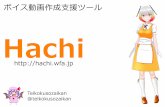 ボイス動画作成支援ツール "Hachi"