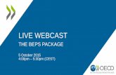 BEPS Webcast #8 - Launch of the 2015 Final Reports