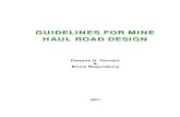 GUIDELINES FOR MINE HAUL ROAD DESIGN - 2001