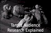 Target audience research explained