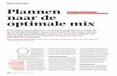 Plannen naar de optimale mix [Zorgvisie magazine, nr. 7 2016]