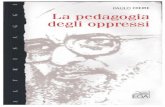 La pedagogia degli oppressi | di Paulo Freire