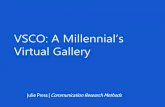 VSCO: A Millennial's Virtual Gallery Usability Research Proposal
