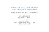 Young Architects Workshop 2016 - Final Presentations