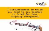 7 Circumstances in Which You Need to Say Goodbye to Excel for Your Property Management
