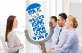 Hacking an Interview using Public Speaking Tips