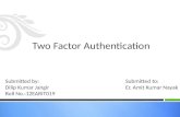 Seminar-Two Factor Authentication