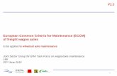 Annex 5 European Common Criteria for Maintenance