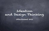 Ideation and Design Thinking - UXDevSummit 2016