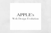 Apple's evolving web design over the past decades