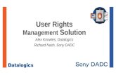Sony DADC User Rights Management Solution