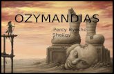 Ozymandias Percy Byshee Shelly