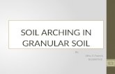 Soil arching in granular soil