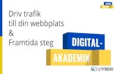 Digitala akademin del 3 &4 - driv trafik till din hemsida - TopVisible