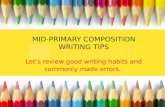 Mid primary consolidated writing package