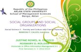 Social science 2 Social Groups