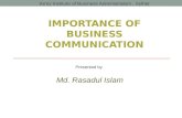 Importance of business communication