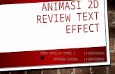 Animasi 2D - Review Text Effect