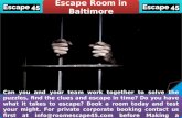 Escape Room in Baltimore