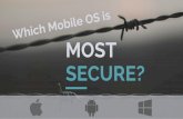 Which Mobile OS is Most Secure, iOS, Android, or Windows?