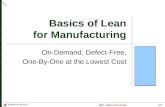 SBS - Basics of Lean