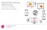 Phil Sutcliffe and Sunando Das, TNS UK: Programmatic planning before you buy: the key to better attribution and ROI @ iMedia Data-Fuelled Marketing Summit, Feb 2016.