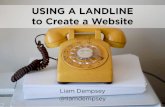 Building Websites with a Landline