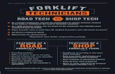 Forklift Technicians: Field Service versus Shop Service
