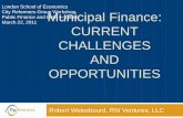 Municipal Financing: Current Challenges and Opportunities