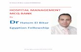 Drhatem el bitar hospital management  lecturer_01005684344
