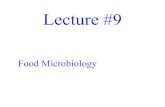 Microbiology Bio 127 Food Microbiology