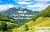 10 Costly Sales Compensation Pitfalls - Pepperi