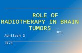 Role of radiotherapy in brain tumours