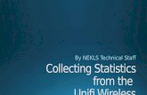 Collecting statistics from the unifi wireless controller