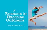 5 Reasons to Exercise Outdoors