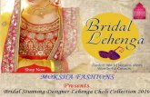 Moksha fashions presents   bridal stunning designer lehenga choli 2016