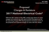 Proposed Changes & Revisions to the 2017 National Electrical Code©