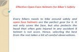 Effective open face helmets for biker’s safety