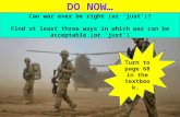 Edexcel Unit 8 Christian Attitudes to War