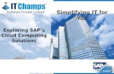 ITChamps SAP  Cloud Solutions