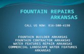 Fountain Repairs Arkansas 816-500-4198